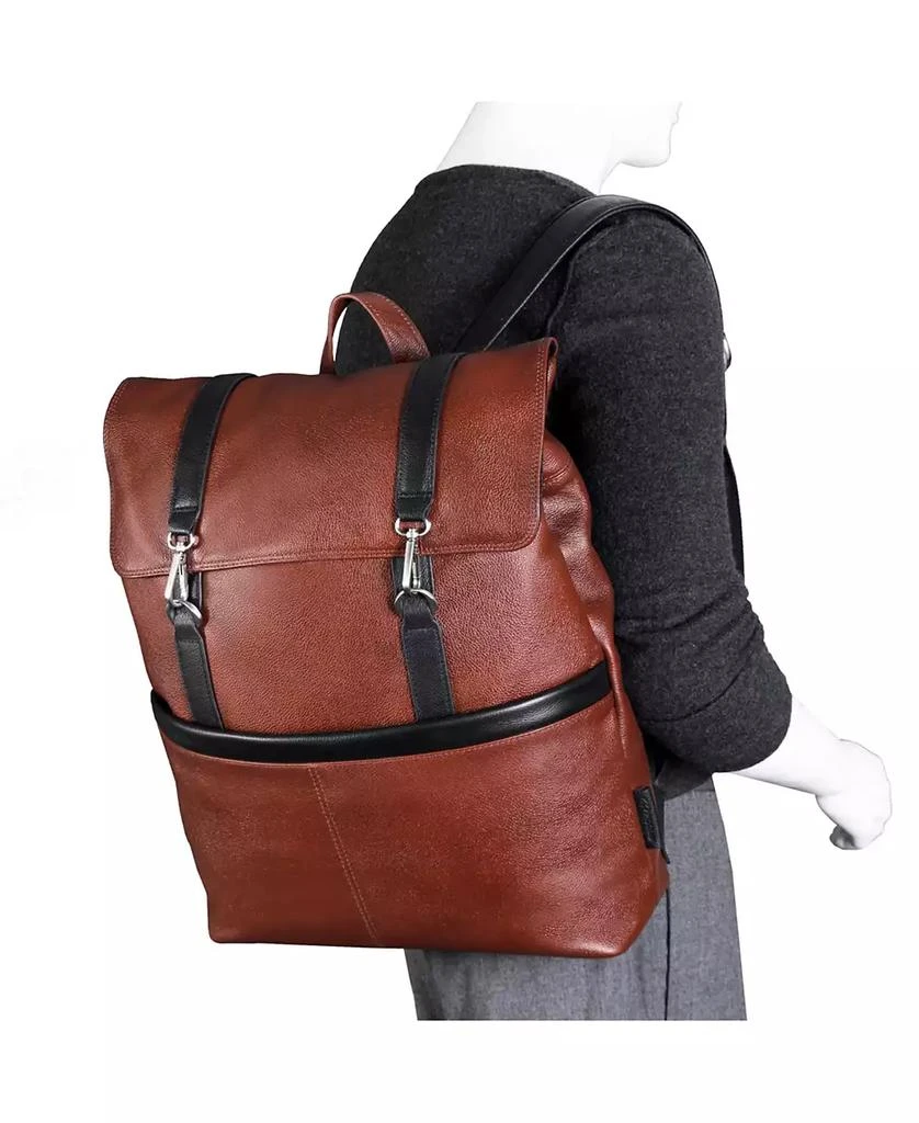 McKlein Element 17" Flap-Over Laptop Tablet Backpack 8