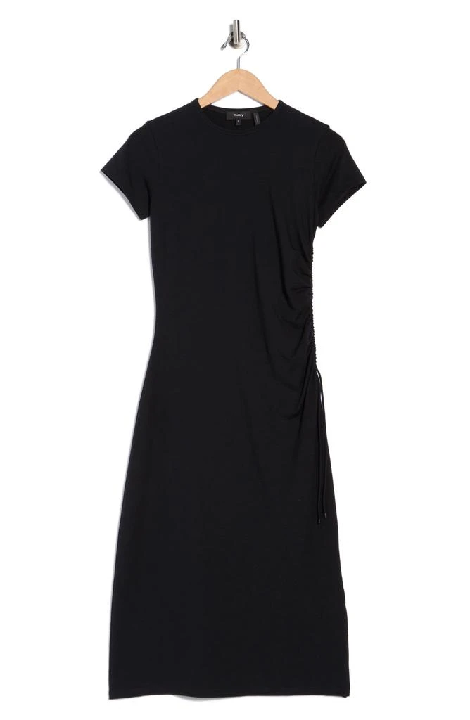 Theory Jilaena Rubric Ruched T-Shirt Dress 3