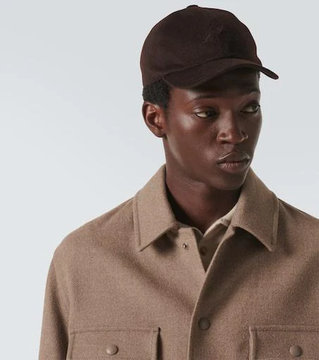 Loro Piana Logo cashmere baseball cap 2