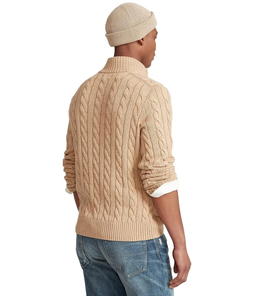 Ralph Lauren Cable-Knit Cotton Quarter-Zip Sweater 2