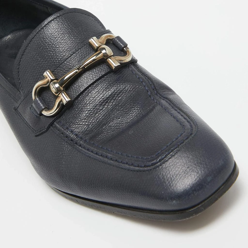Salvatore Ferragamo Salvatore Ferragamo Navy Blue Leather Loafers Size 41 8