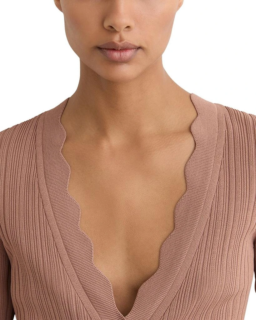 REISS Vinny Scallop Detail Cardigan 4