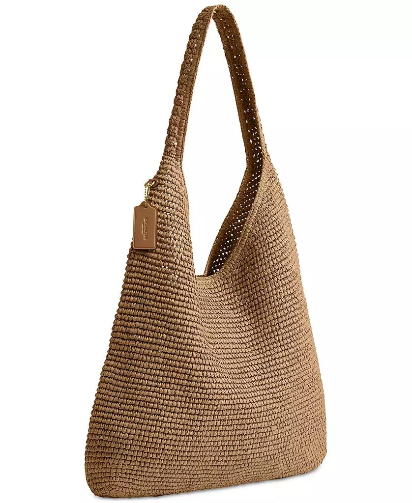 Coach Brooklyn Large Straw Shoulder Bag 39 4