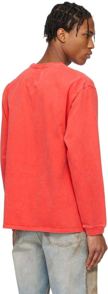 Rhude Red 'Rhude' Side Logo LS T-shirt 3