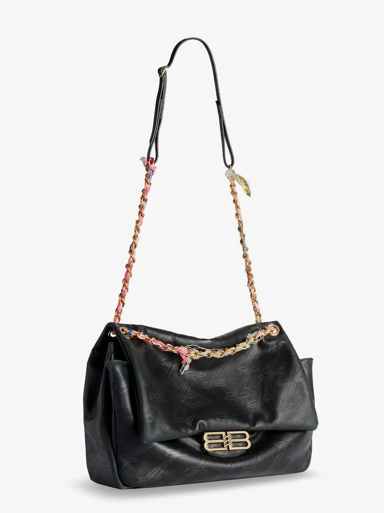 Balenciaga Darling leather shoulder bag with BB logo on the front 3