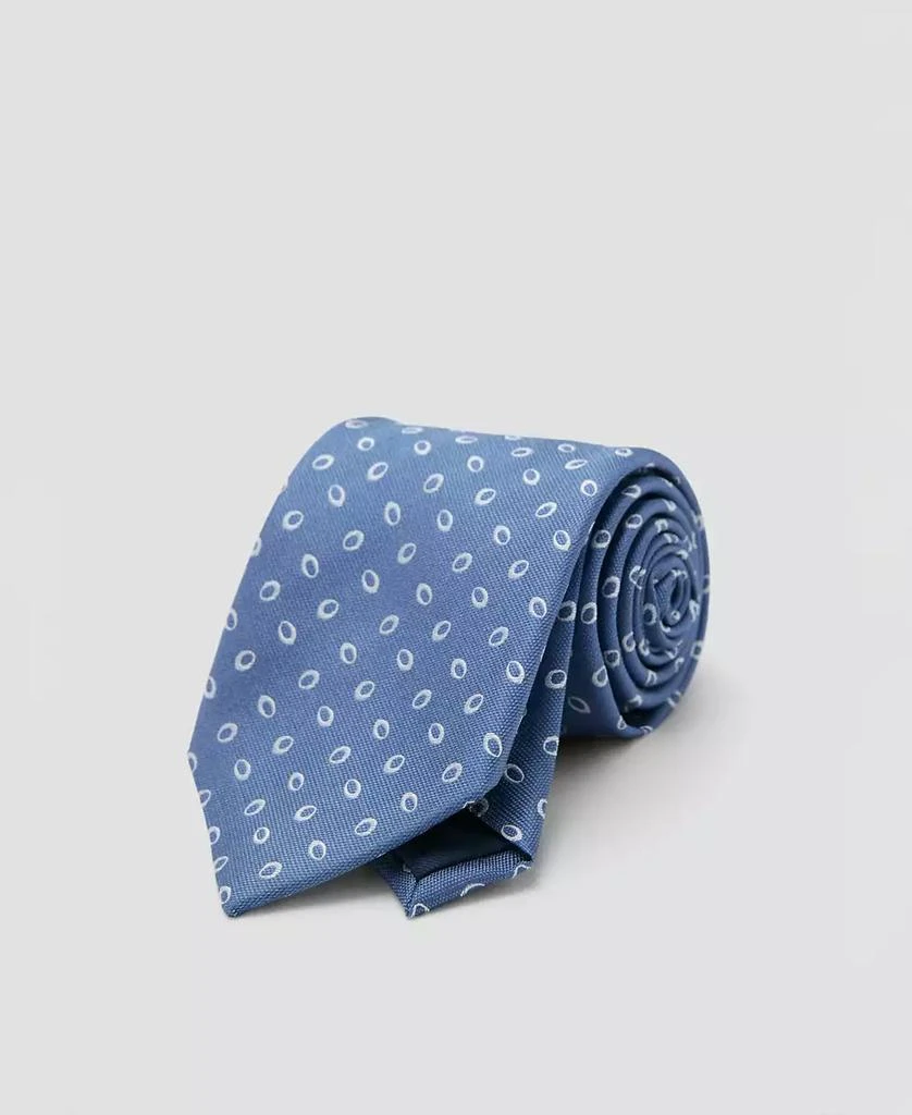 Mango Men's Printed Silk Tie 2