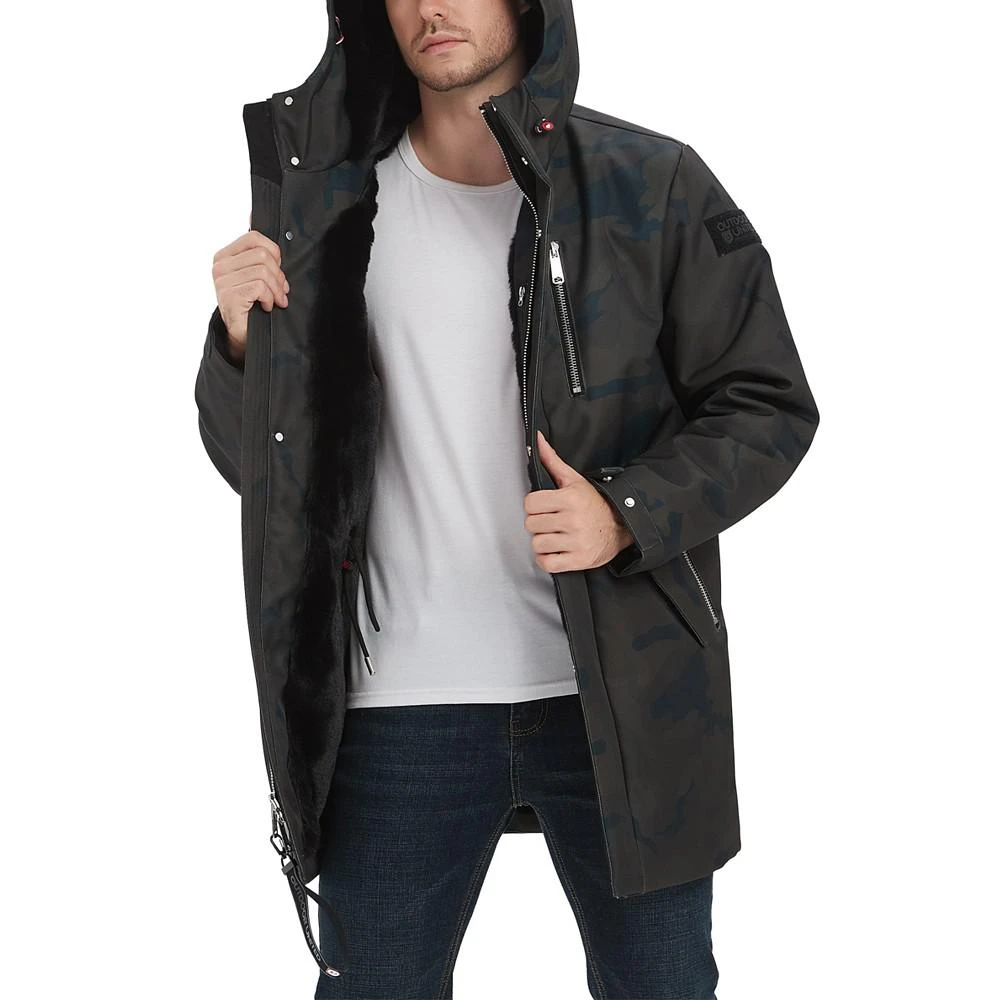 Outdoor United Men's Calvary Twill Faux Fur-Lined Parka 6