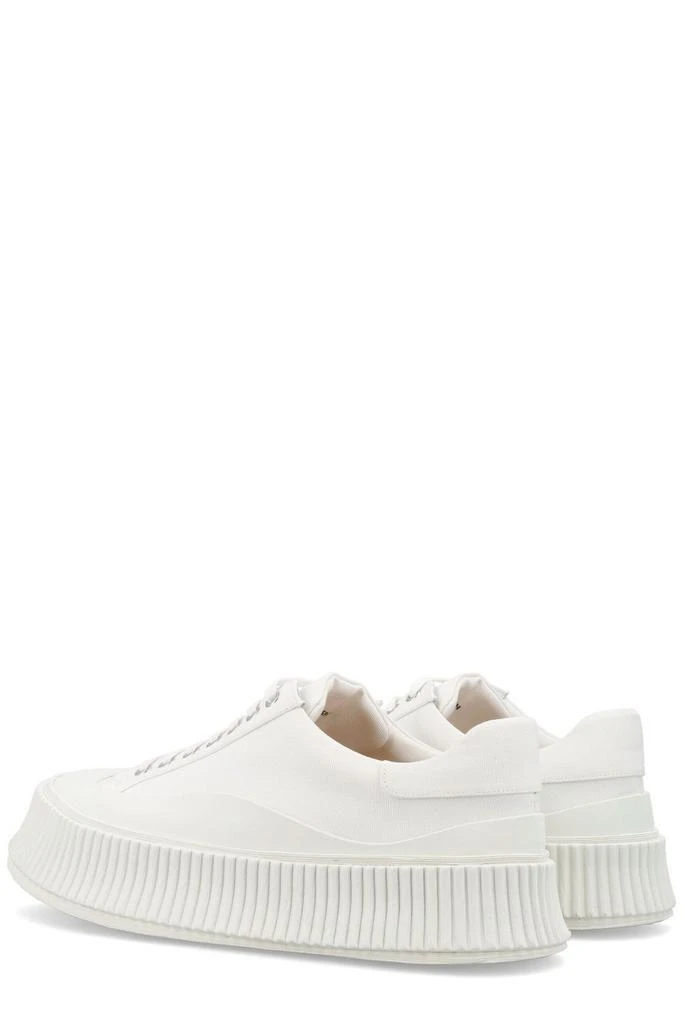 Jil Sander Jil Sander Round-Toe Lace-Up Sneakers 4