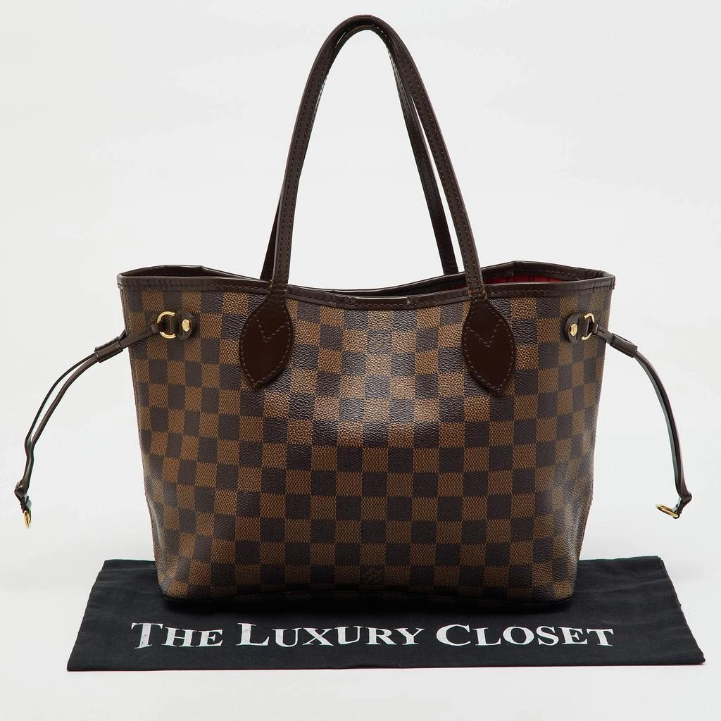 Louis Vuitton Louis Vuitton Damier Ebene Canvas Neverfull PM Bag 12