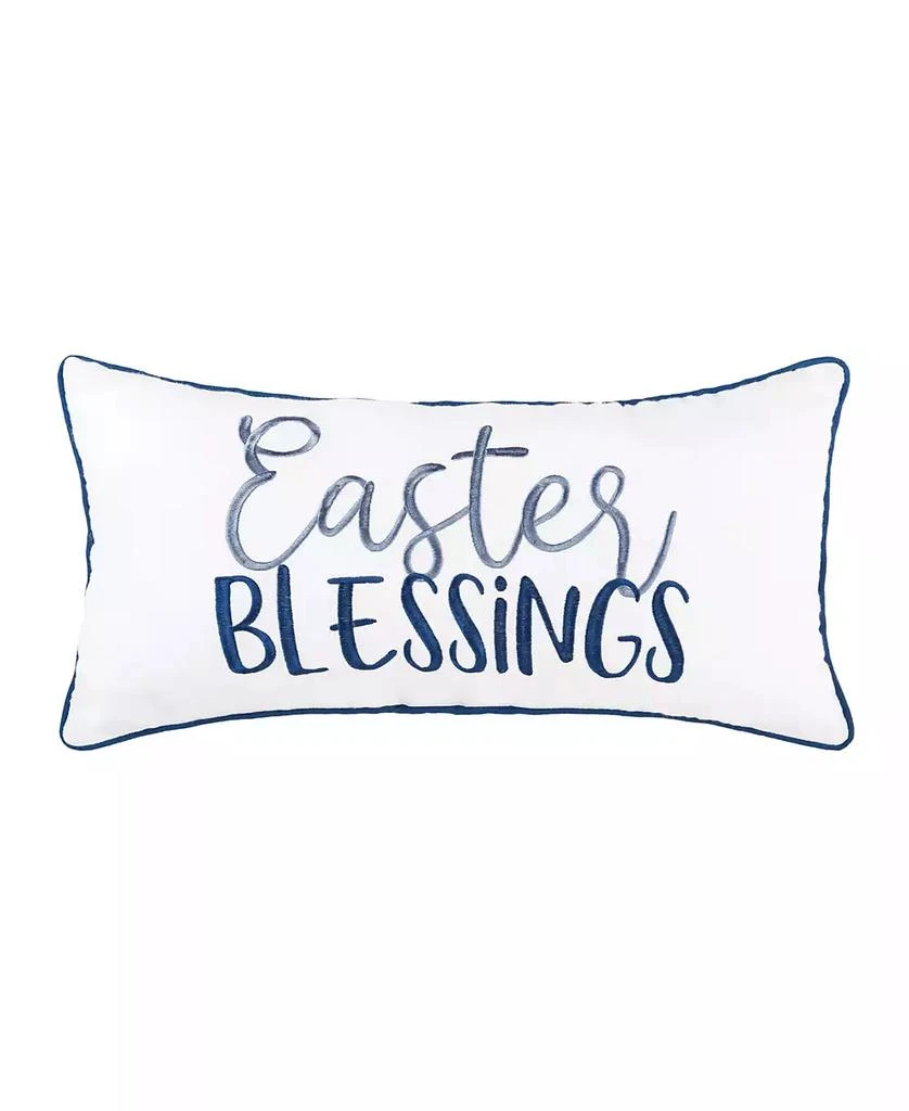 C&F Home Spring "Easter Blessings" Embroidered Accent Pillow, 12" x 24"