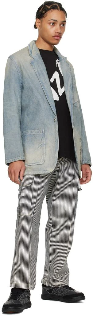 Kenzo Blue Kenzo Paris Denim Blazer 4