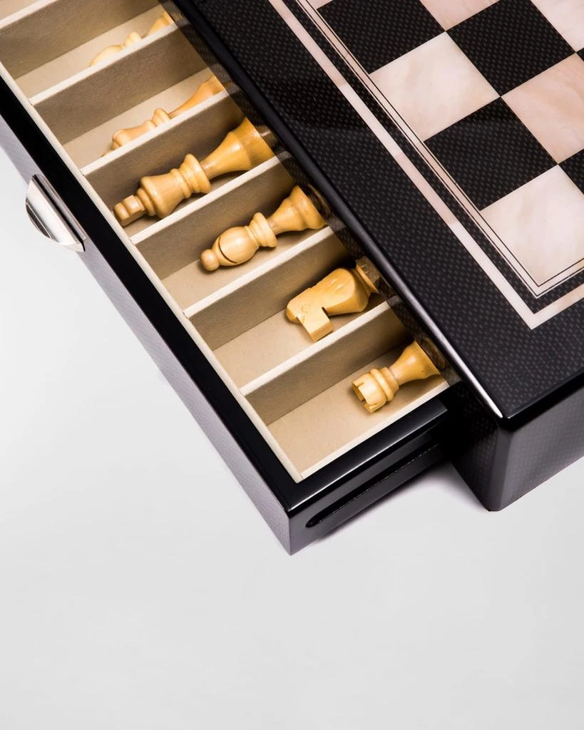 Bey-Berk Carbon Fiber-Design Chess Set 3