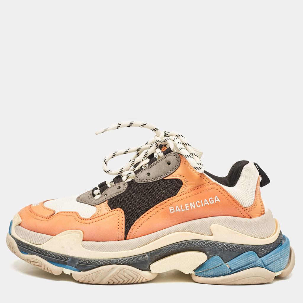 Shop Balenciaga Multicolor Mesh and Leather Triple S Shop Balenciaga Multicolor Mesh and Leather Triple S