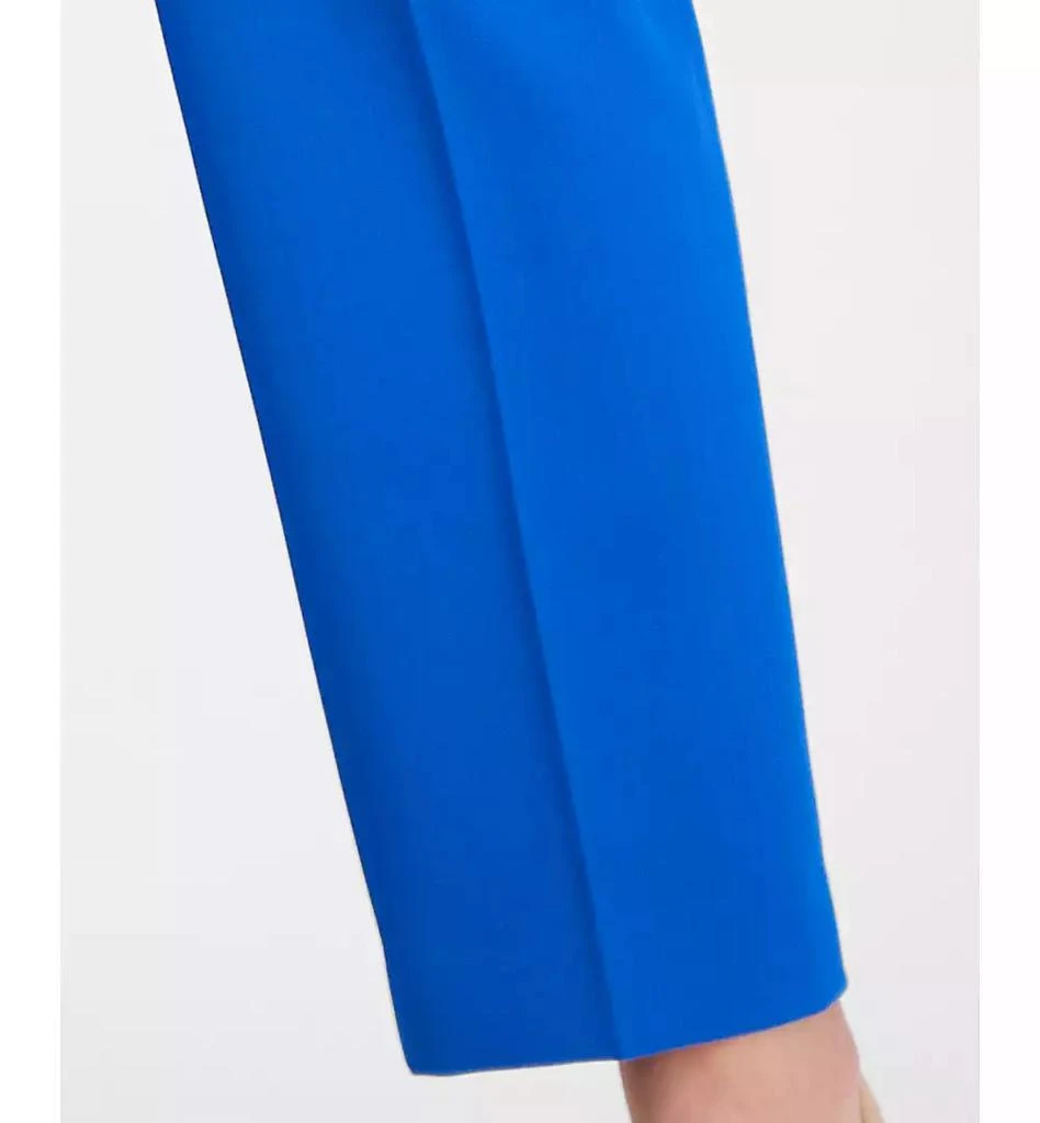 Le Suit Women's Crepe One-Button Straight-Leg Pantsuit Set, Regular & Petite 9