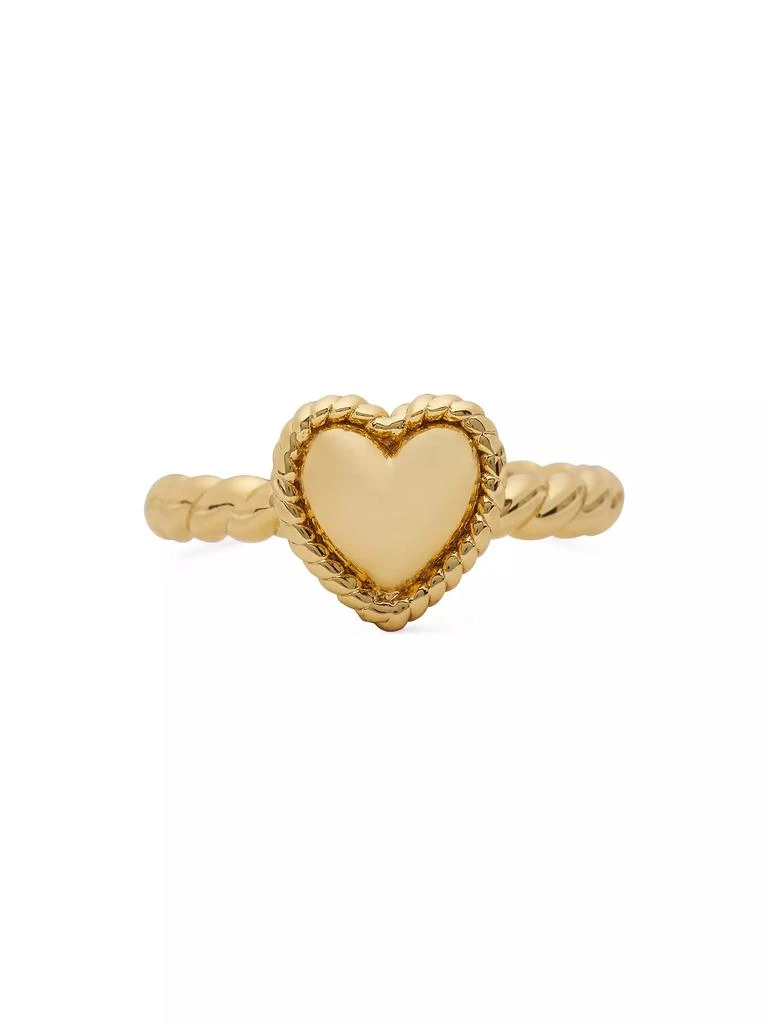 Kate Spade Goldtone Heart Ring 1