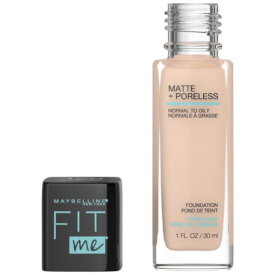 Maybelline Fit Me Matte + Poreless Liquid Foundation Makeup 3