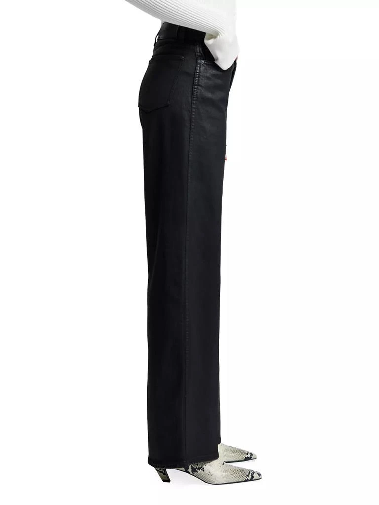 7 For All Mankind Lotta Wide-Leg Coated Jeans 5