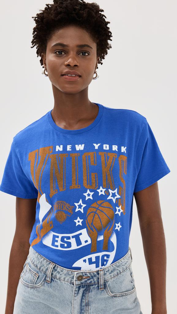 Junk Food Knicks Banner Vintage Tee