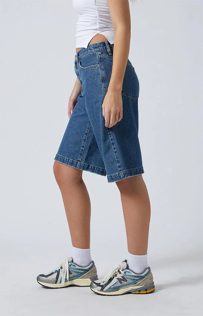PacSun Dark Indigo Extreme Jorts 4