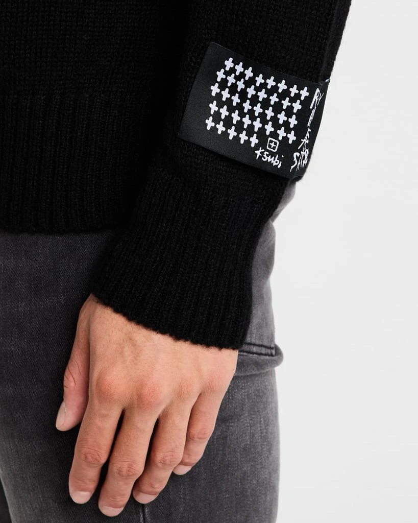 Ksubi Men's Smoking Skull Wool Sweater 5