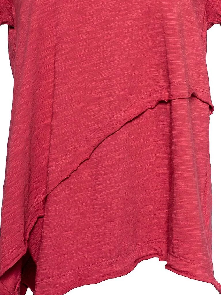 Wilt Short Sleeve Easy Crossover Hem Tee 7