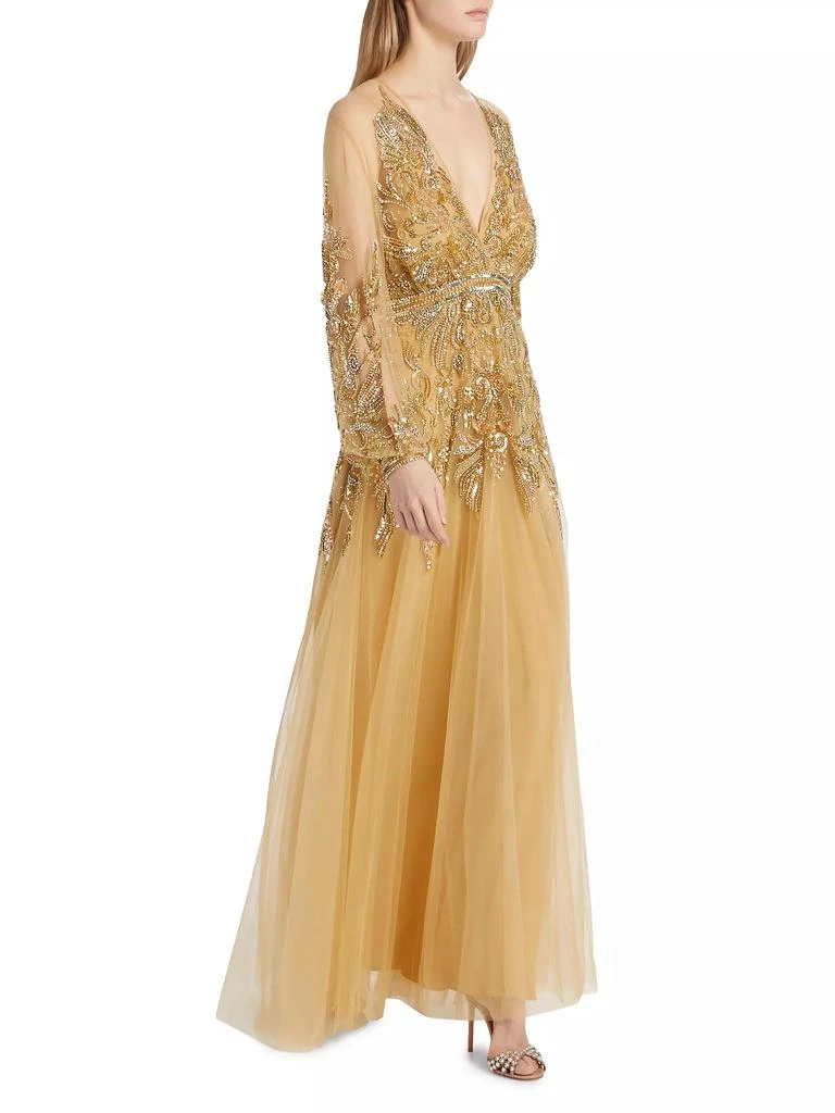 Zuhair Murad Embellished Tulle Gown 4