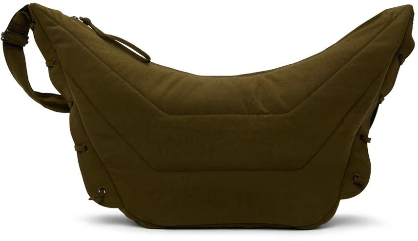 Lemaire SSENSE Exclusive Khaki Large Soft Game Bag 1