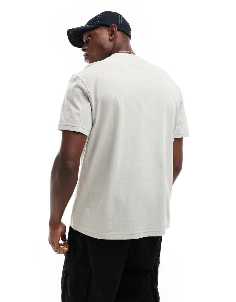Another Influence Another Influence seam detail t-shirt in grey 2