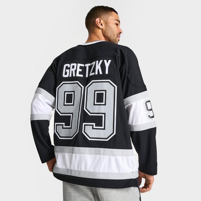 Mitchell and Ness Men's Mitchell & Ness Blue Line Wayne Gretzky Los Angeles Kings NHL 92-93 Hockey Jersey