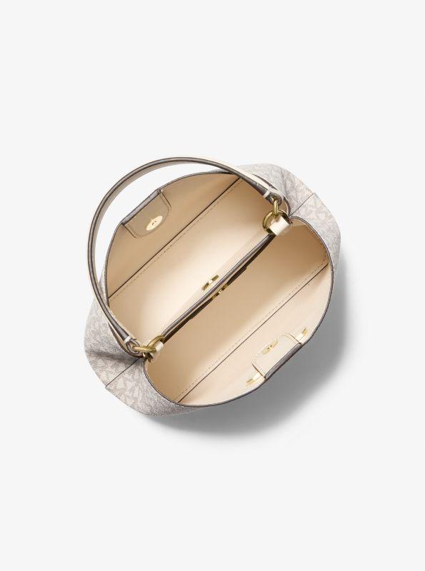 Michael Kors Pratt Small Signature Logo Shoulder Bag