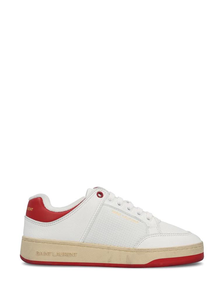 【Saint Laurent】SNEAKER◆7136022W4AA SL/61 sneakers in perforated leather | Saint Laurent | YSL US