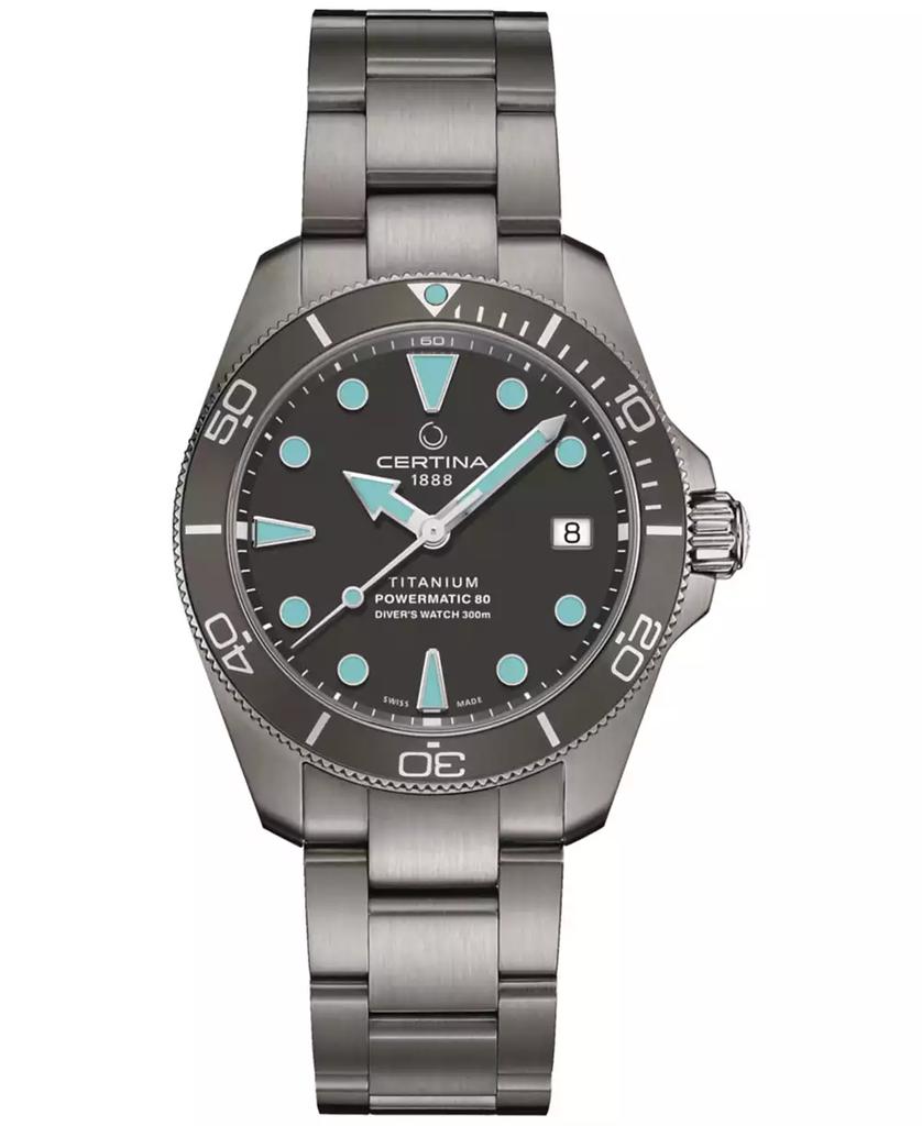 Certina Women's Swiss Automatic DS Action Diver Titanium Bracelet Watch 38mm