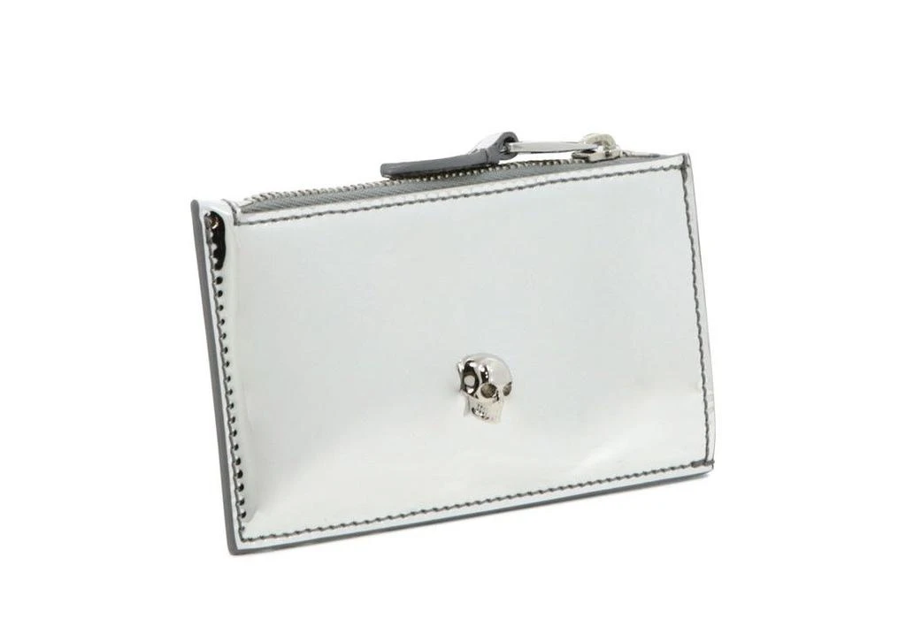 Alexander McQueen Alexander McQueen Skull Embellished Zipped Wallet 3