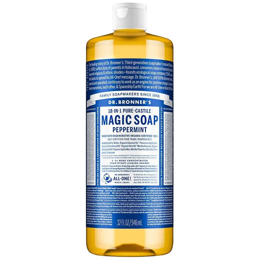 Dr. Bronner's Pure-Castile Magic Soap Peppermint