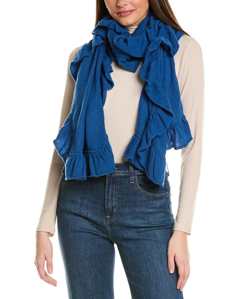 FORTE_FORTE Ruffle Cashmere Wrap 2