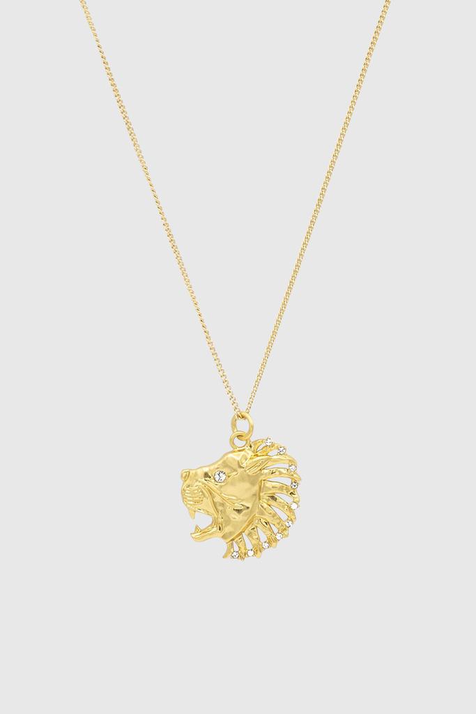 Rebecca Minkoff Leo Zodiac Medallion Necklace