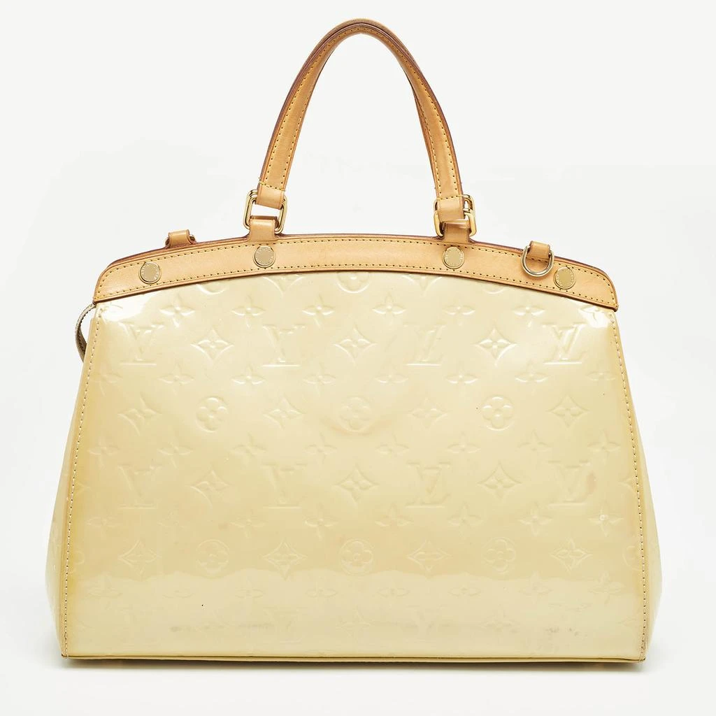 Louis Vuitton Louis Vuitton Citrine Monogram Vernis Brea MM Bag 4