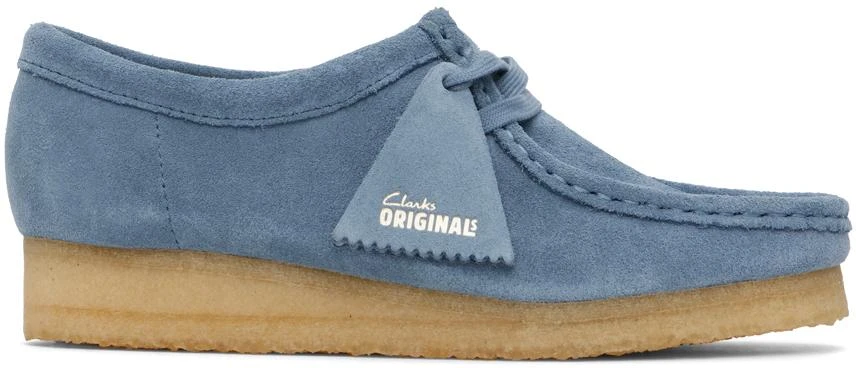 Clarks Blue Wallabee Derbys 1