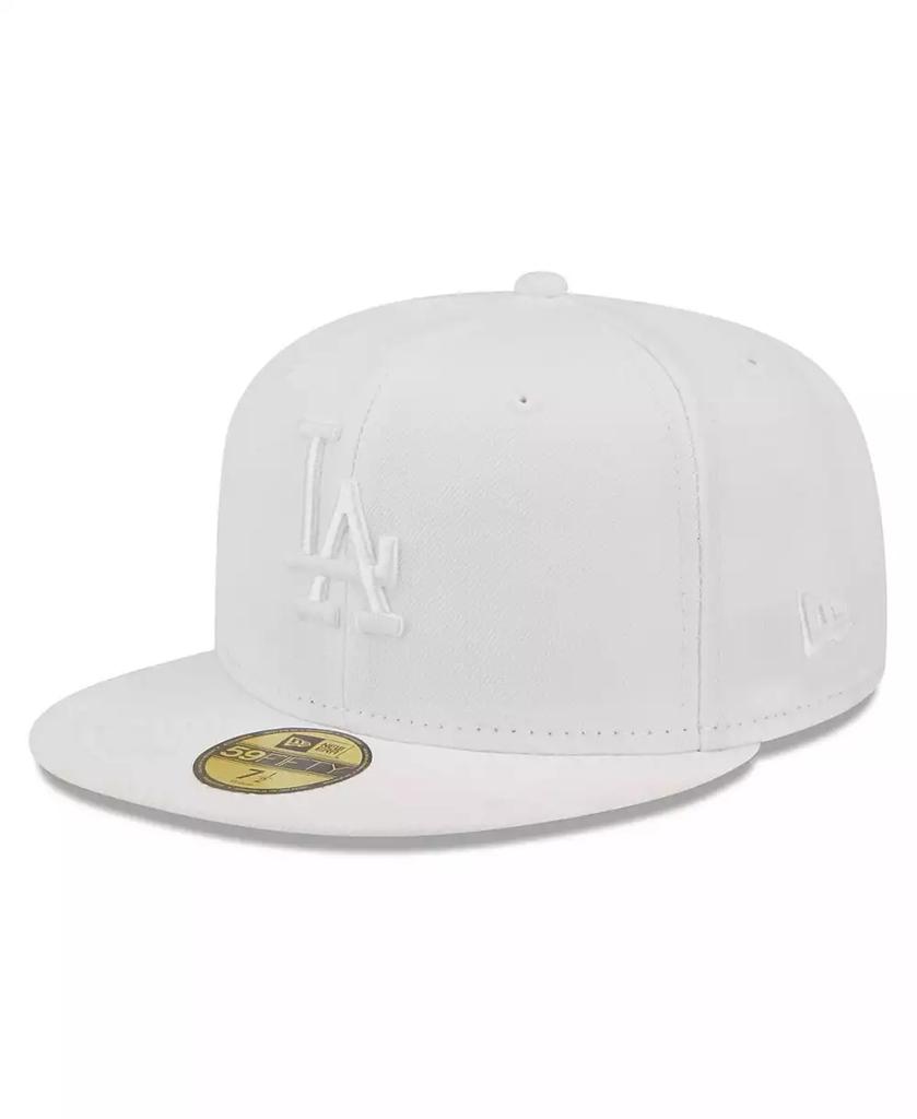 New Era Men's Los Angeles Dodgers White on White 59FIFTY Fitted Hat