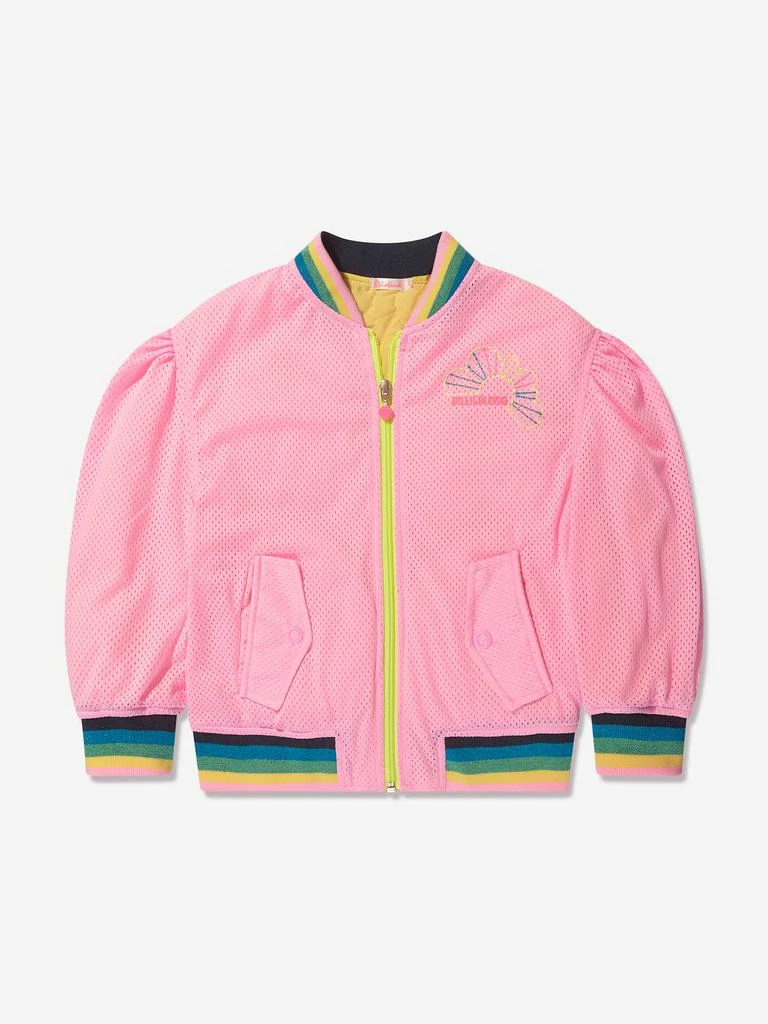 Billieblush Girls Bomber Jacket in Pink 1