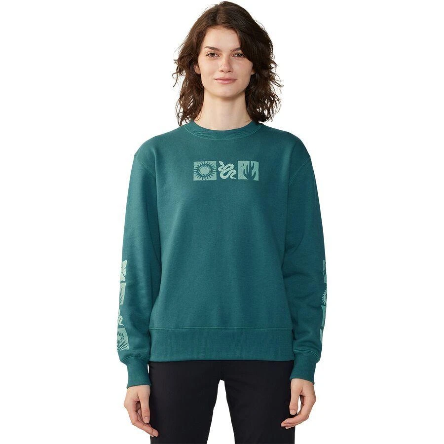 Mountain Hardwear Desert Check Pullover Crew Sweatshirt - Women
s