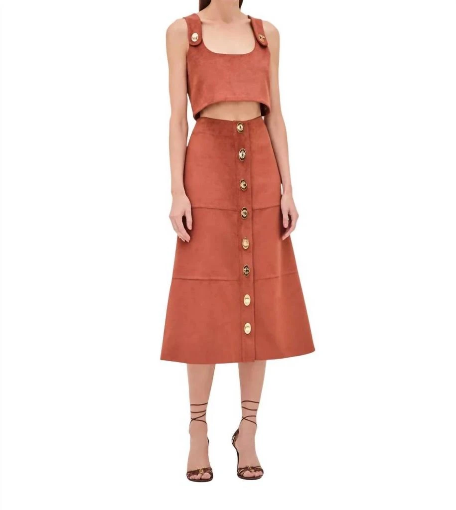 Alexis Sinead Skirt In Auburn 1