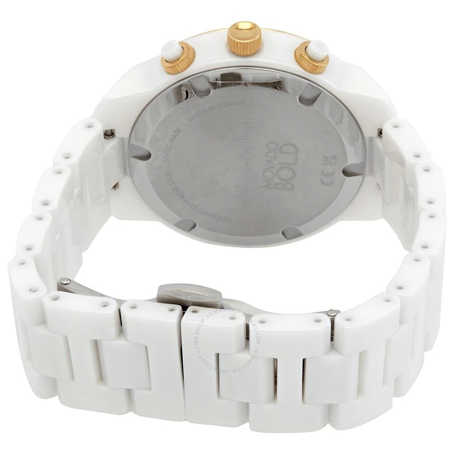 Movado Bold Verso Chronograph Quartz White Dial Ladies Watch 3600933 3