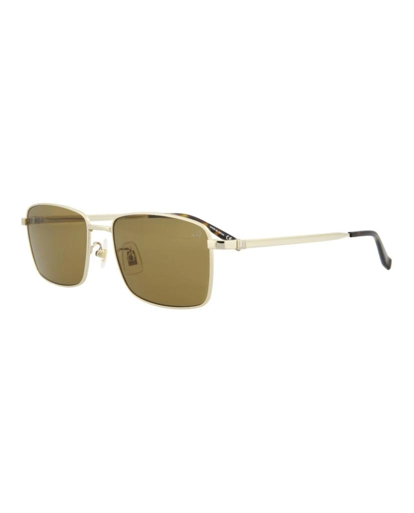 Dunhill Square-Frame Metal Sunglasses 2