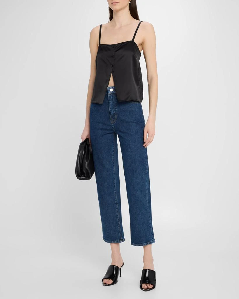 FRAME The Silk Button Cami Top 2