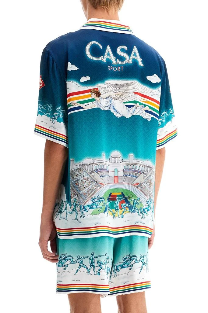 Casablanca La Déesse Du Stade Silk Shirt 3