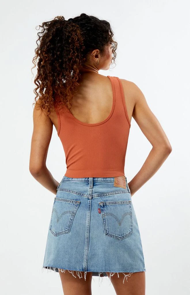 Levi's Icon Woven Minutes Denim Mini Skirt 4