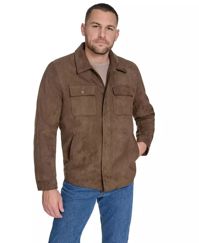 Dockers Men's Microsuede Shirt Jacket new arrivals