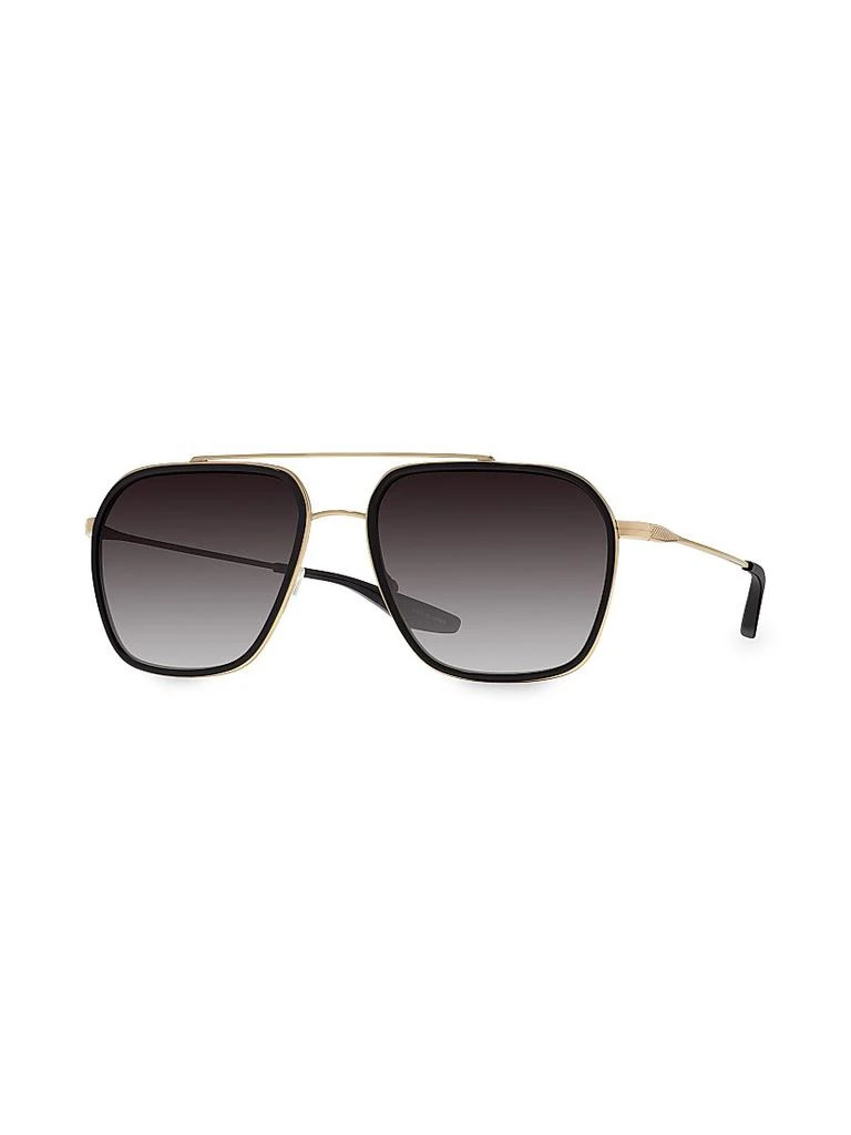 Barton Perreira Rizzo 60MM Titanium Aviator Sunglasses 1