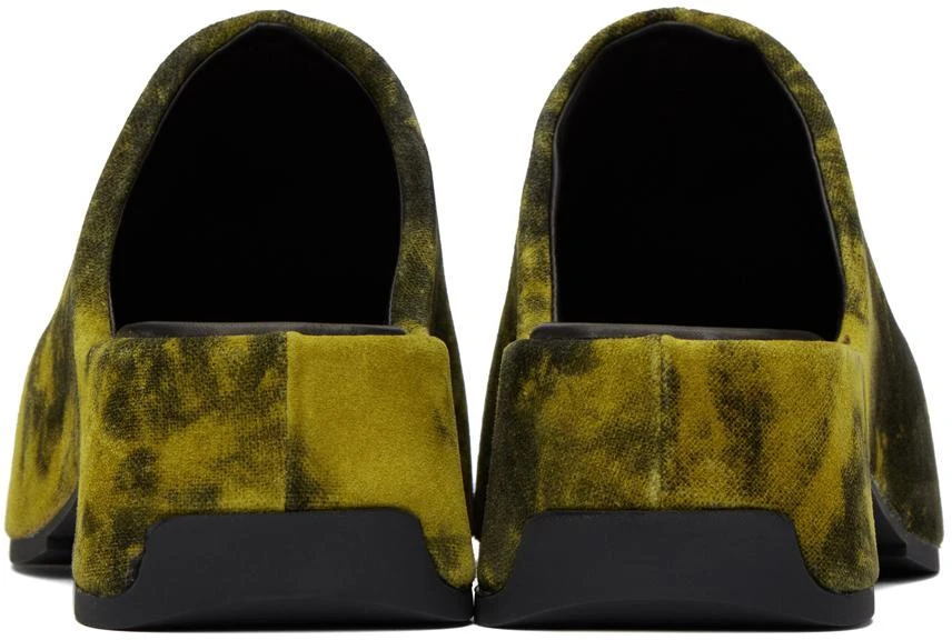 MIISTA Green & Yellow Pris Mules 2